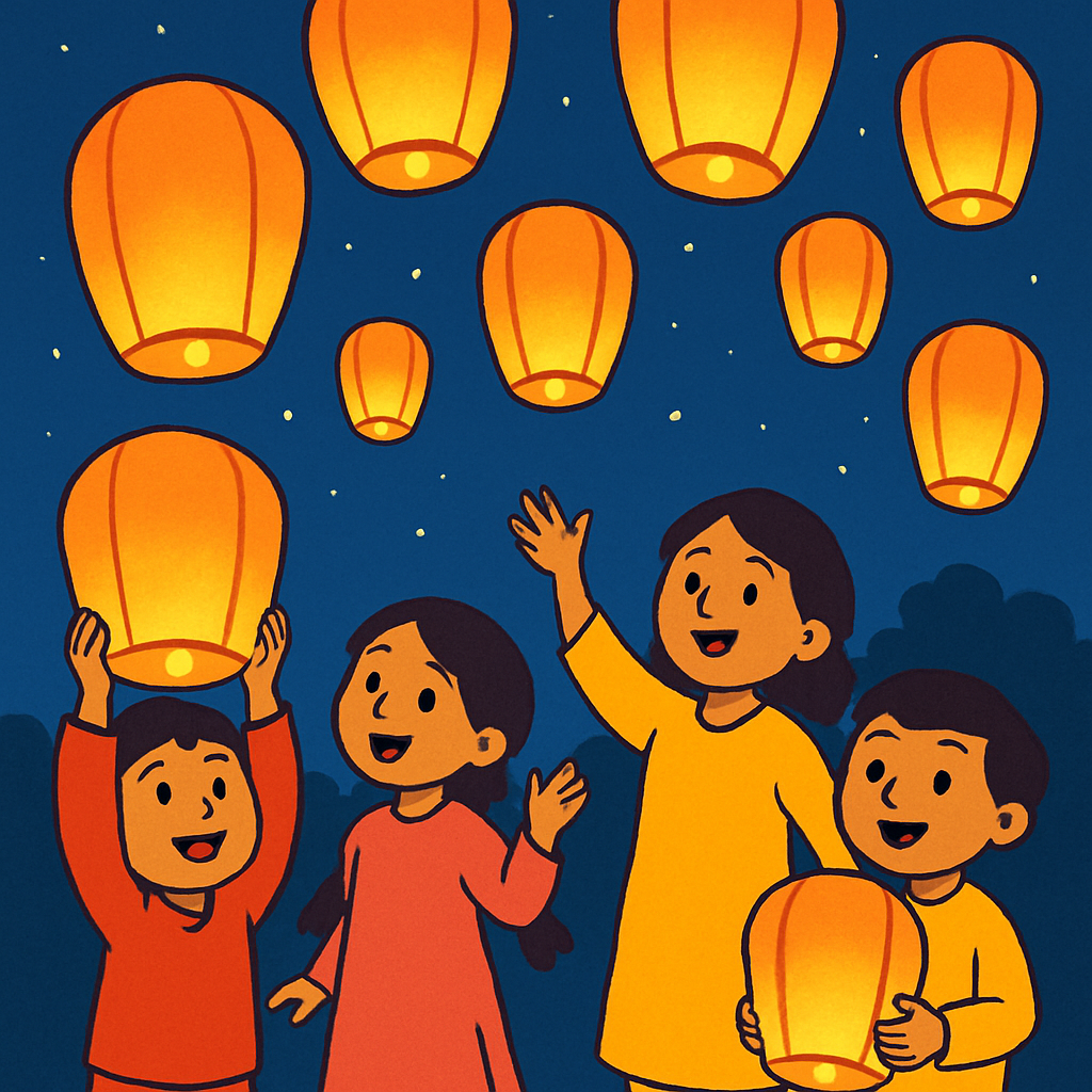 Festival Of Lanterns Celebration DIY paint by diamonds