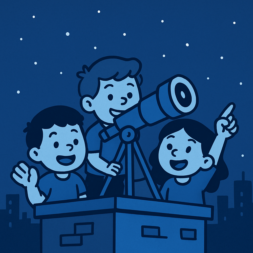 Stargazing Club diamond painting