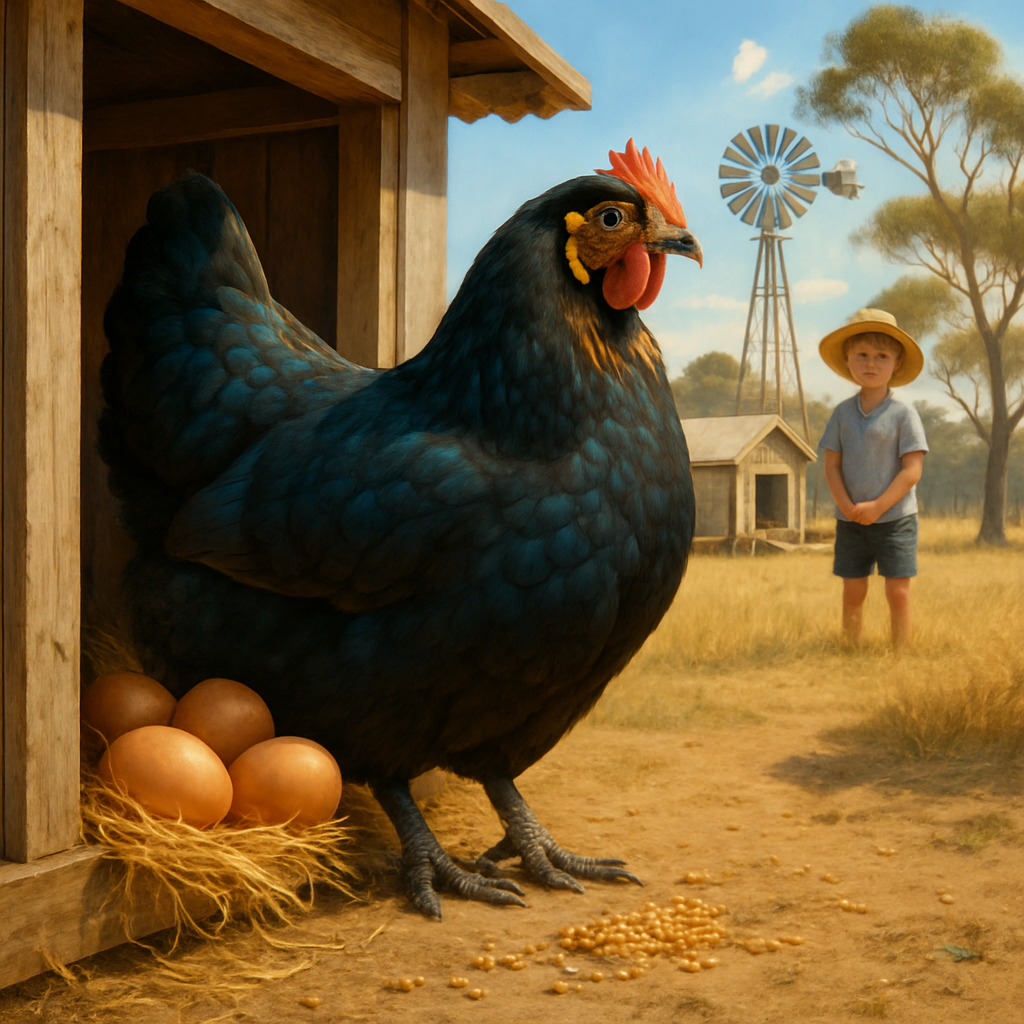 Australorp Chicken - Australia painting diamond kit