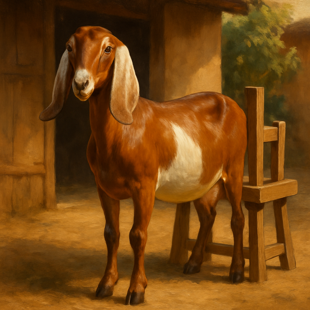 Nubian Dairy Goat paint by diamond