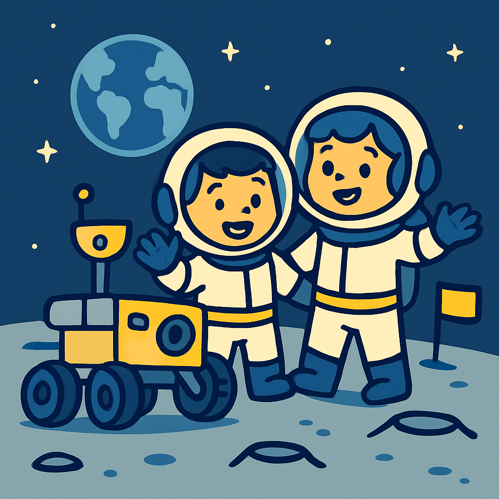 Moon Rover Builders Club Paint by diamonds art