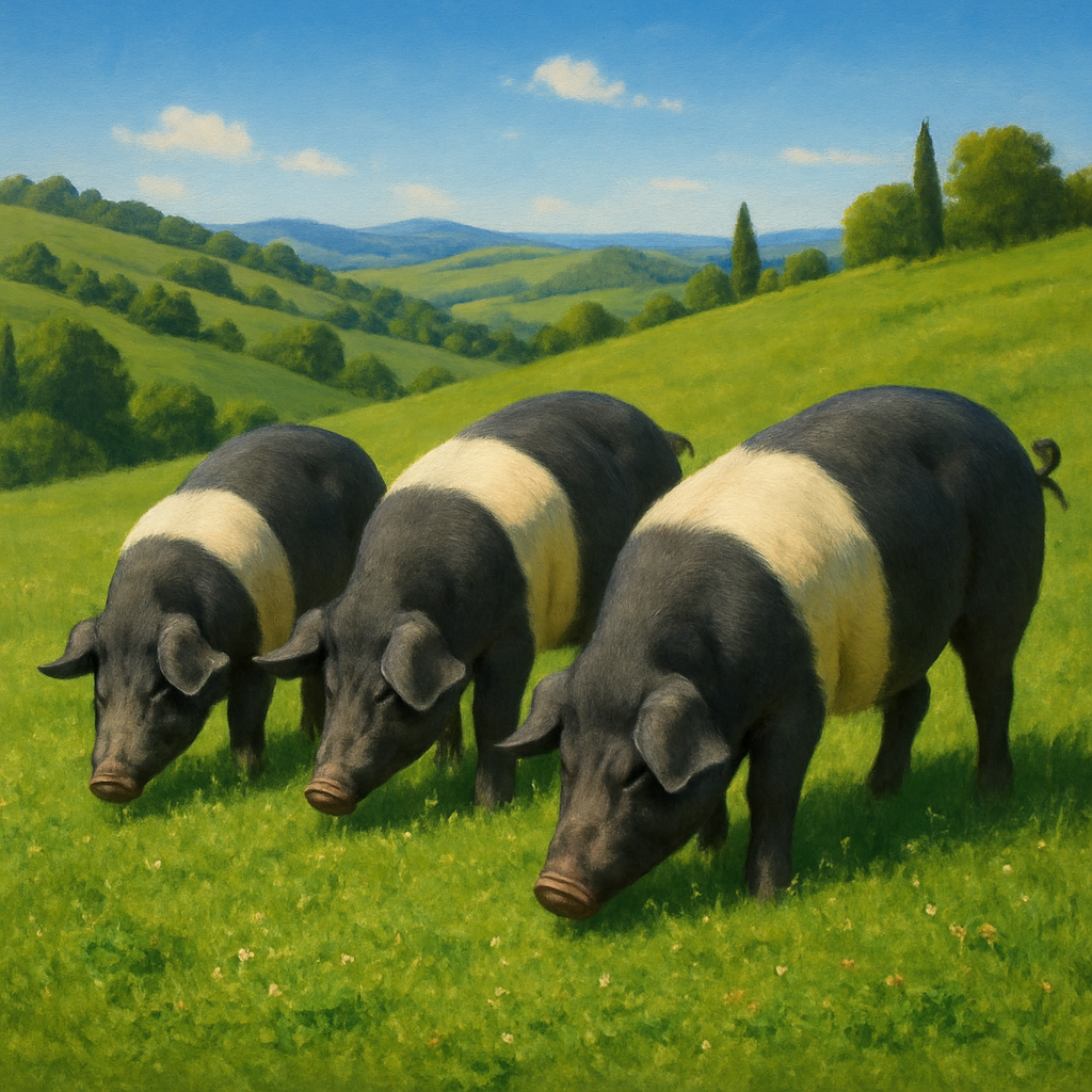 Cinta Senese Pig - Italy paint by diamond