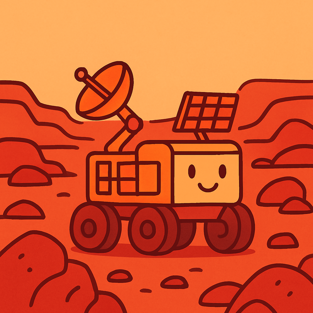 Martian Rover Adventure diamond painting