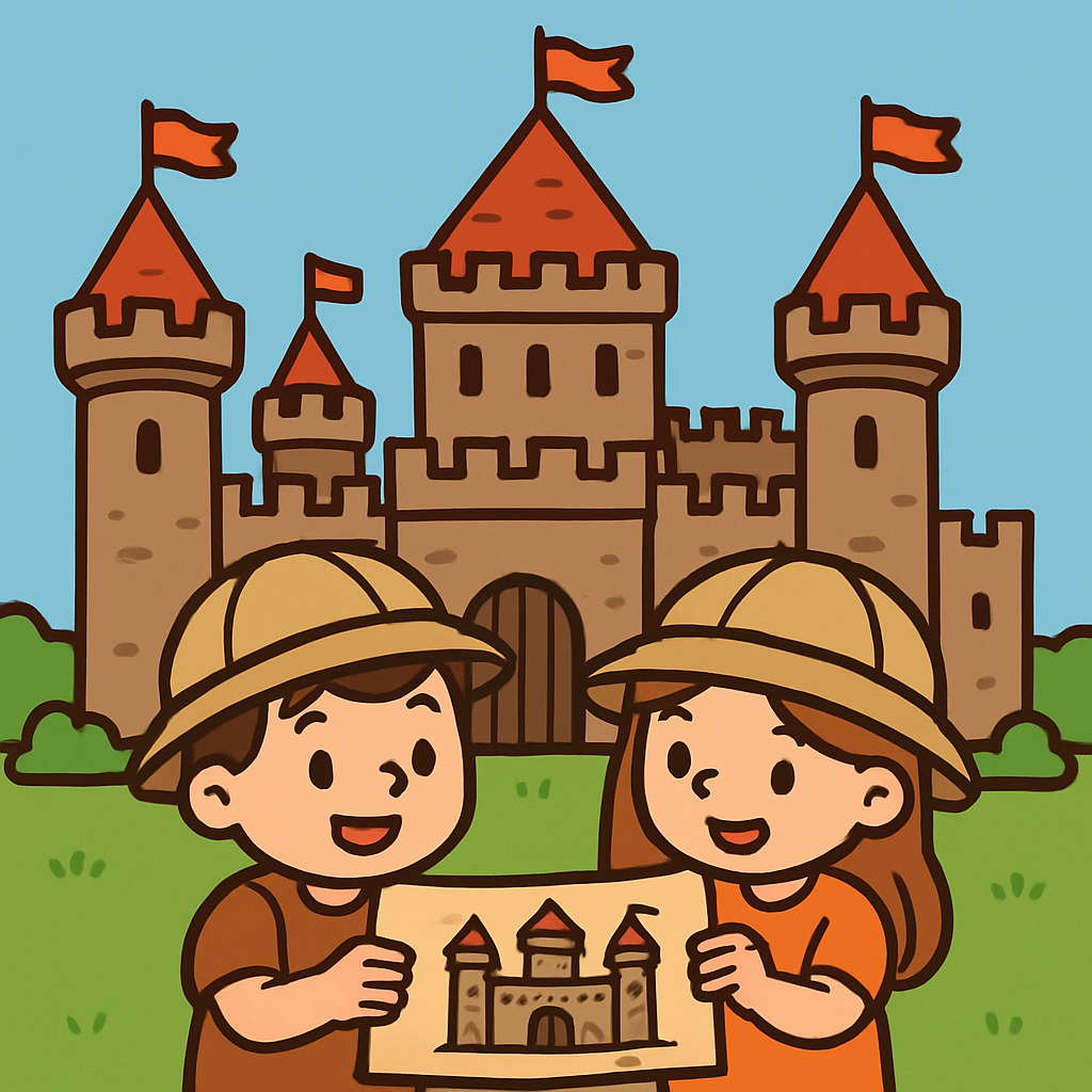 Historic Castle Exploration DIY paint by diamonds