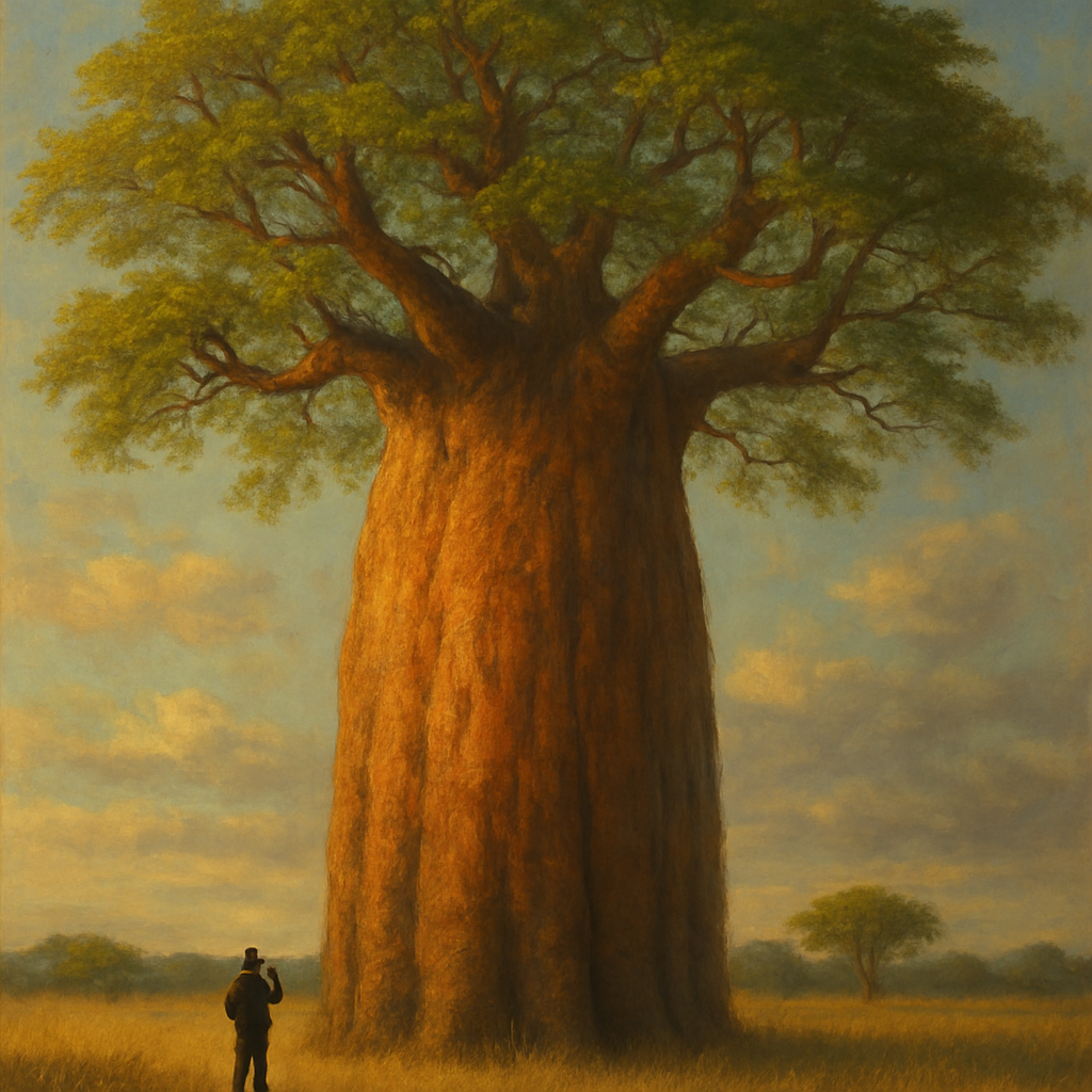 Baobab Tree painting diamond kit