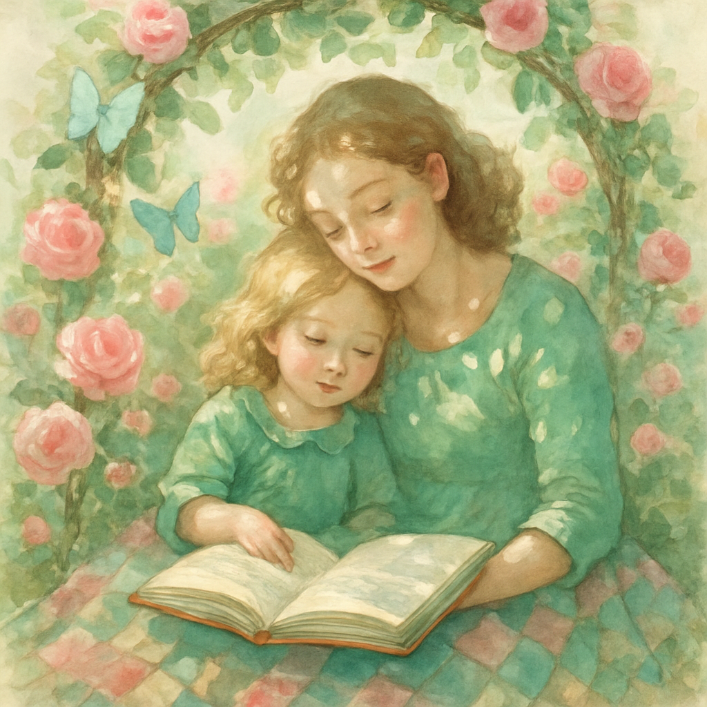Garden Hideaway Storytime diamond painting
