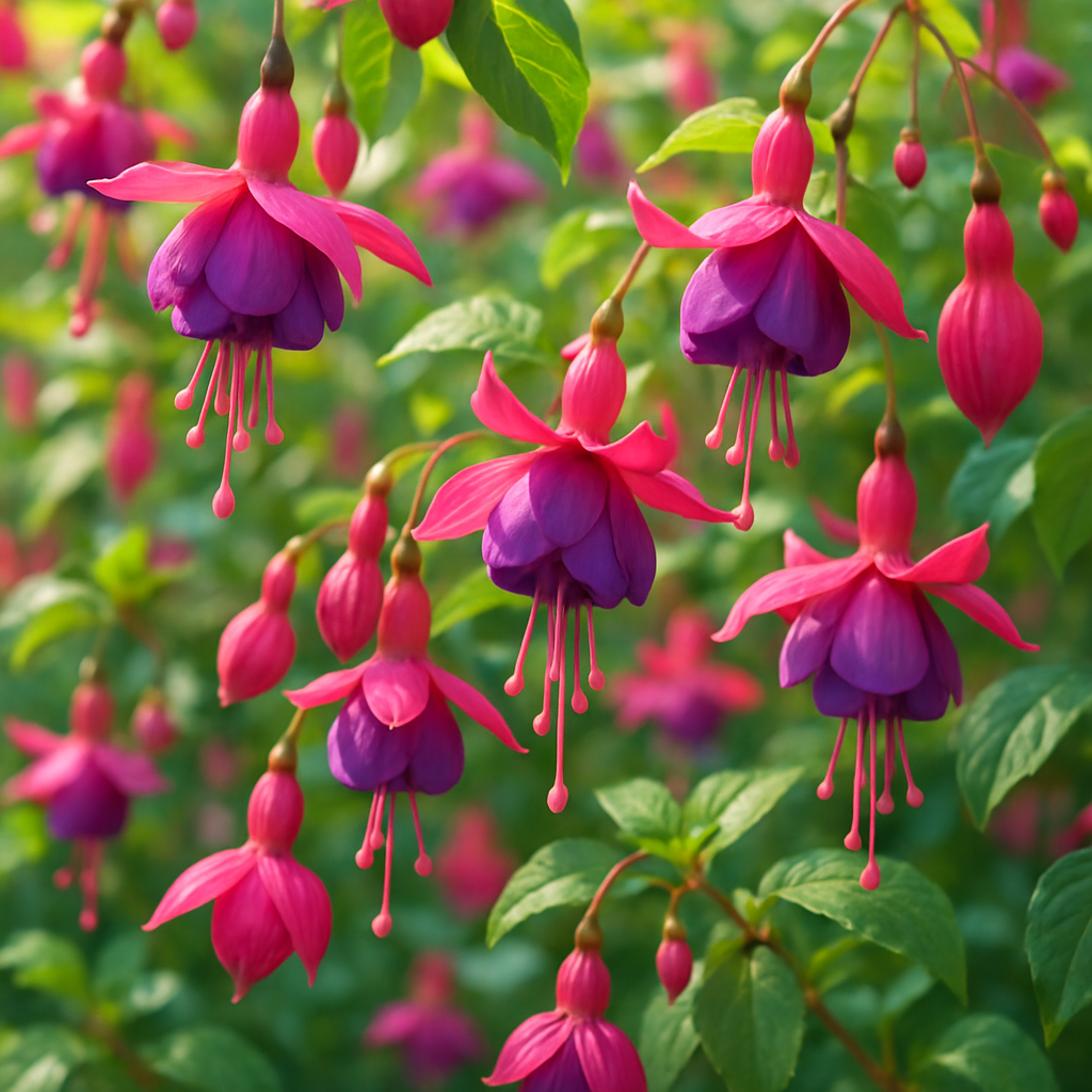 Fuchsia – Native To Central And South America Paint by diamonds kits