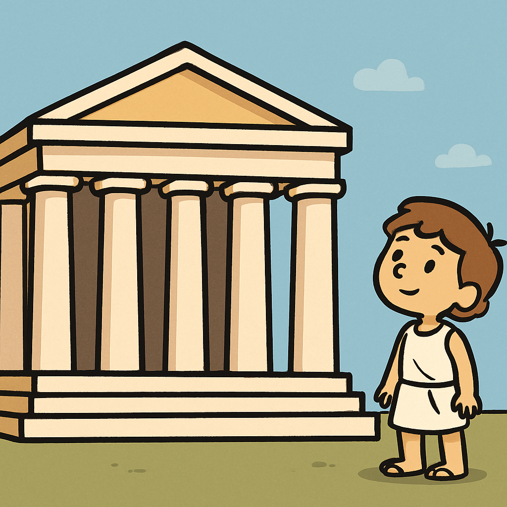Ancient Greek Temple Walk diamonded painting kits