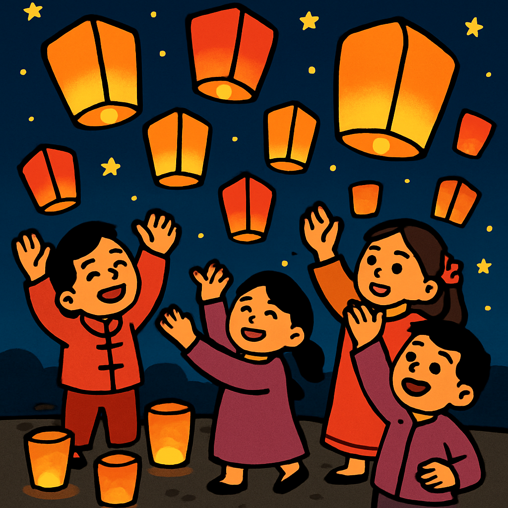 Festival Lantern Celebration DIY paint by diamonds