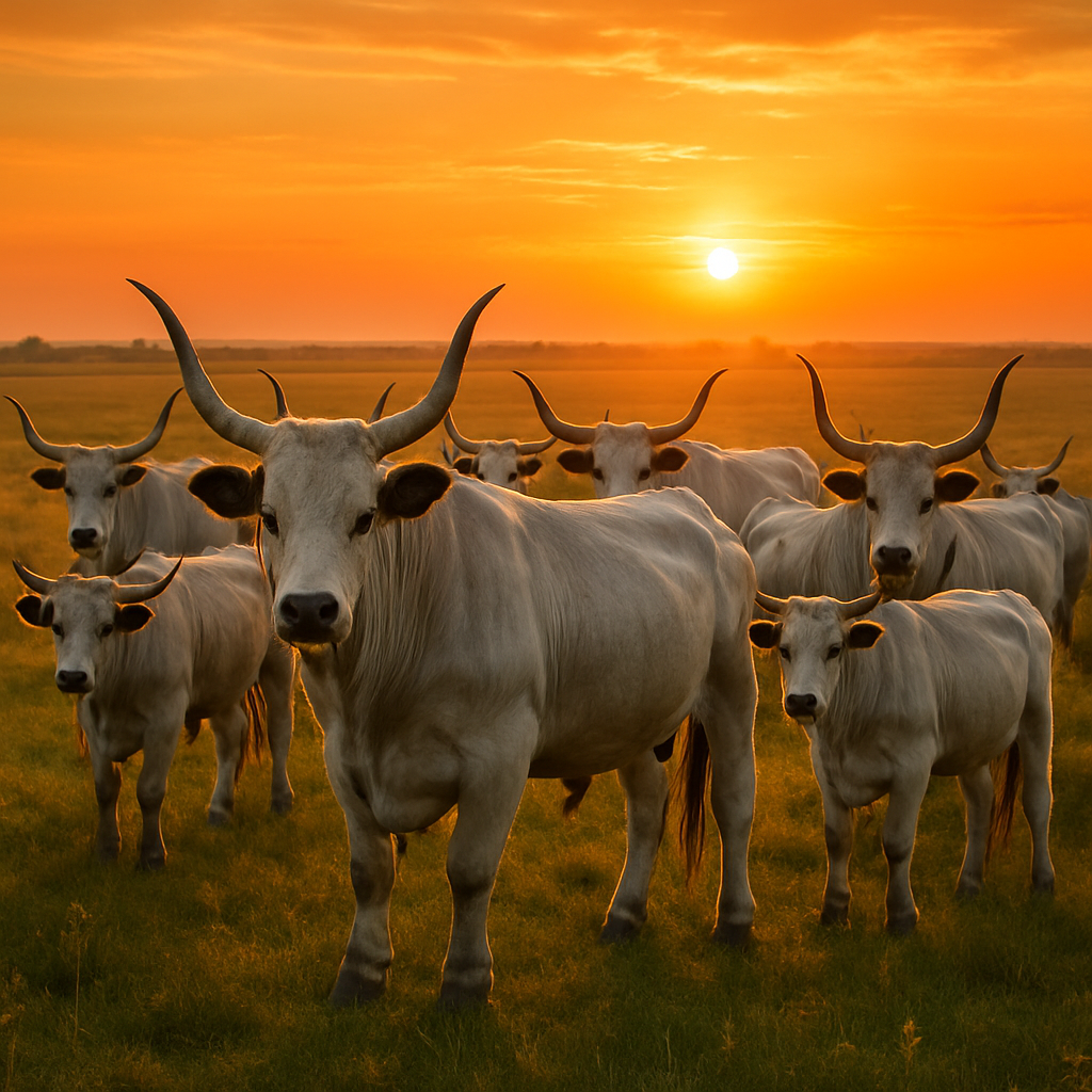 Hungarian Gray Cattle Paint by diamonds kits