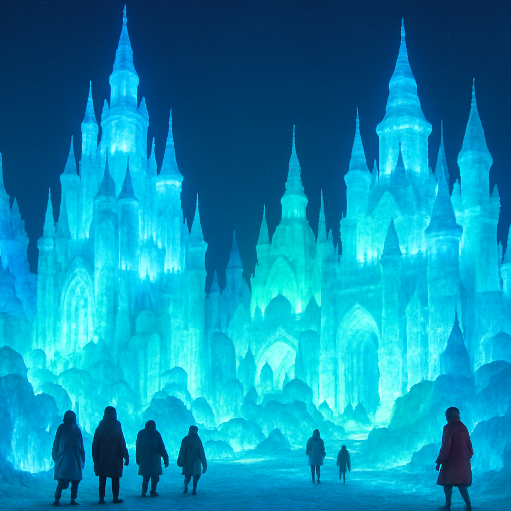 Harbin International Ice And Snow Festival - Harbin Paint by diamonds art