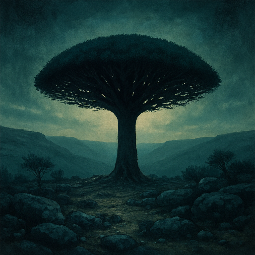 Dragon Blood Tree Dracaena Cinnabari Paint by diamonds art