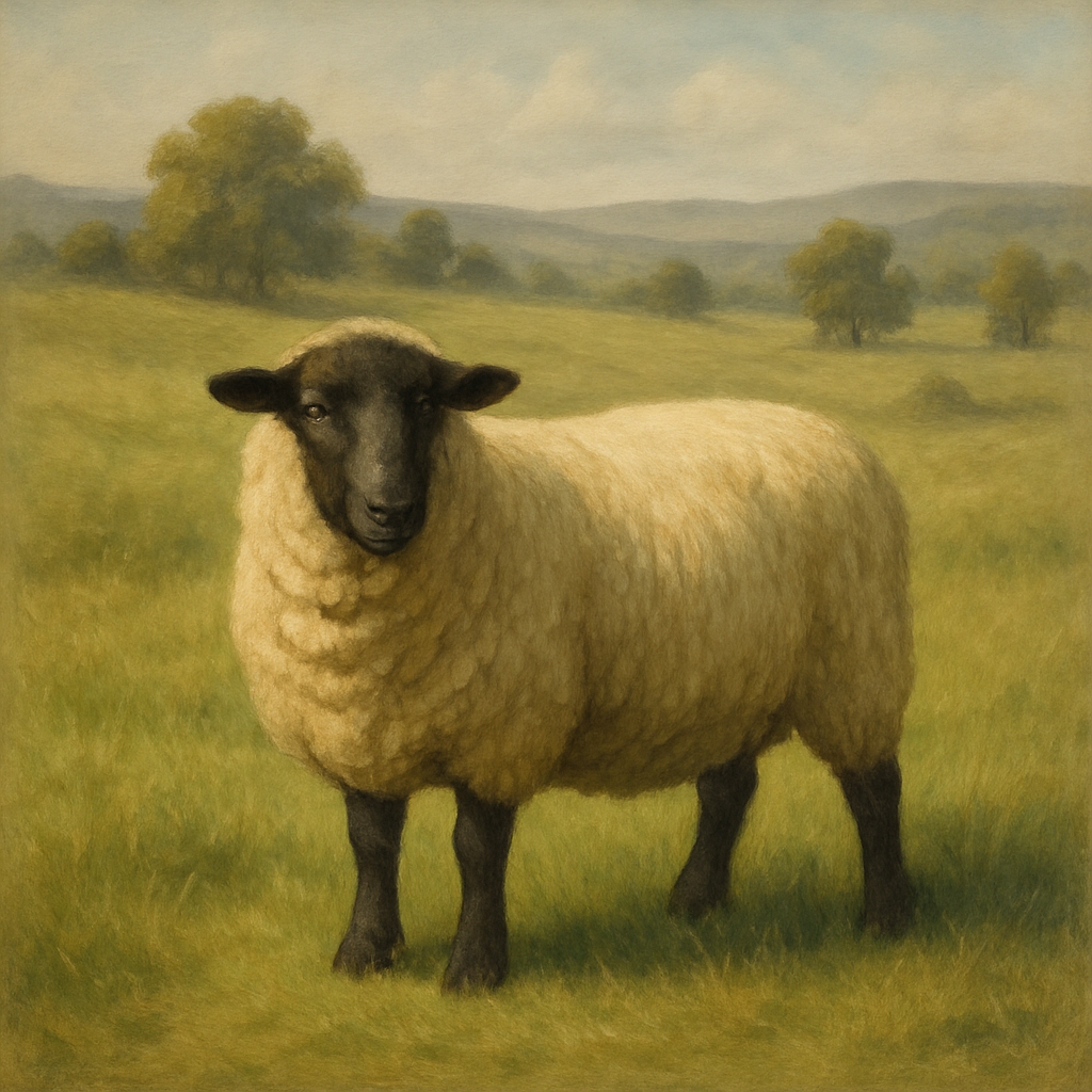 Suffolk Sheep DIY paint by diamonds