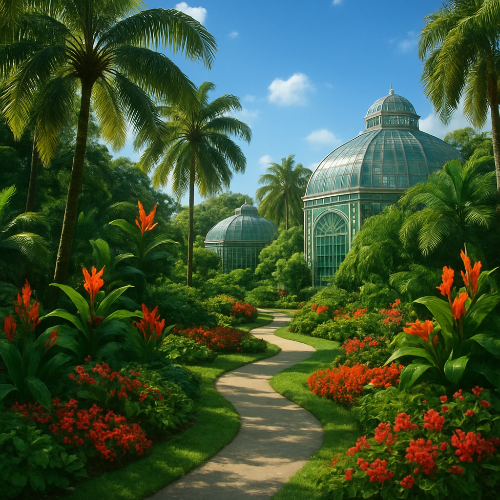 Fairchild Tropical Botanic Garden Paint by diamonds art
