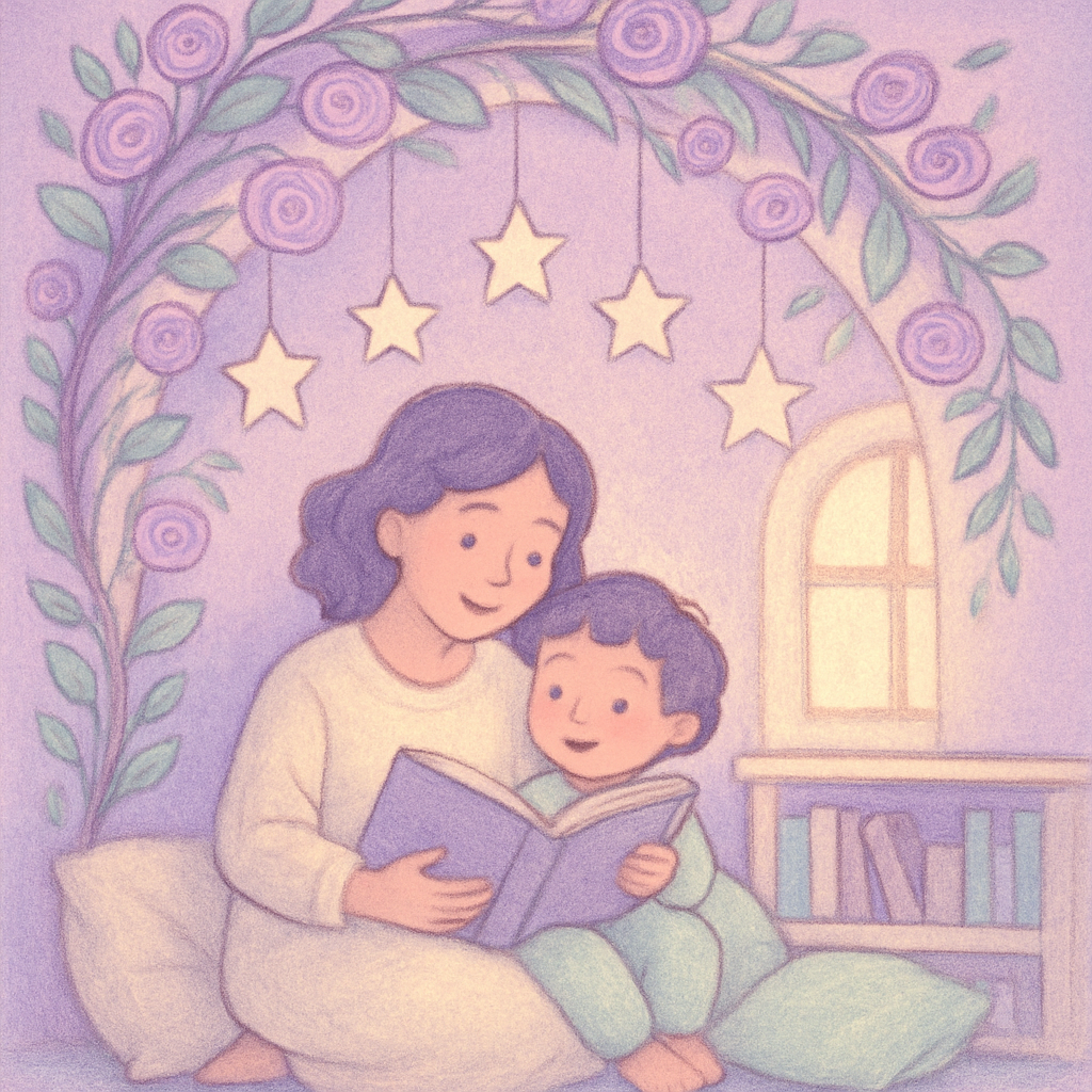 Galaxy Garden Storytime Painting by diamonds kit