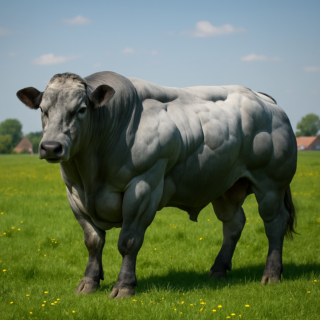 Belgian Blue Cattle - Belgium paint by diamonds