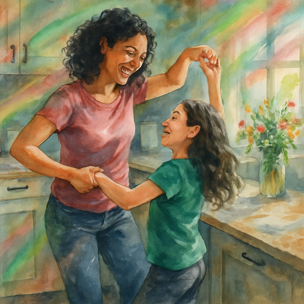 Aurora Kitchen Dance DIY paint by diamonds