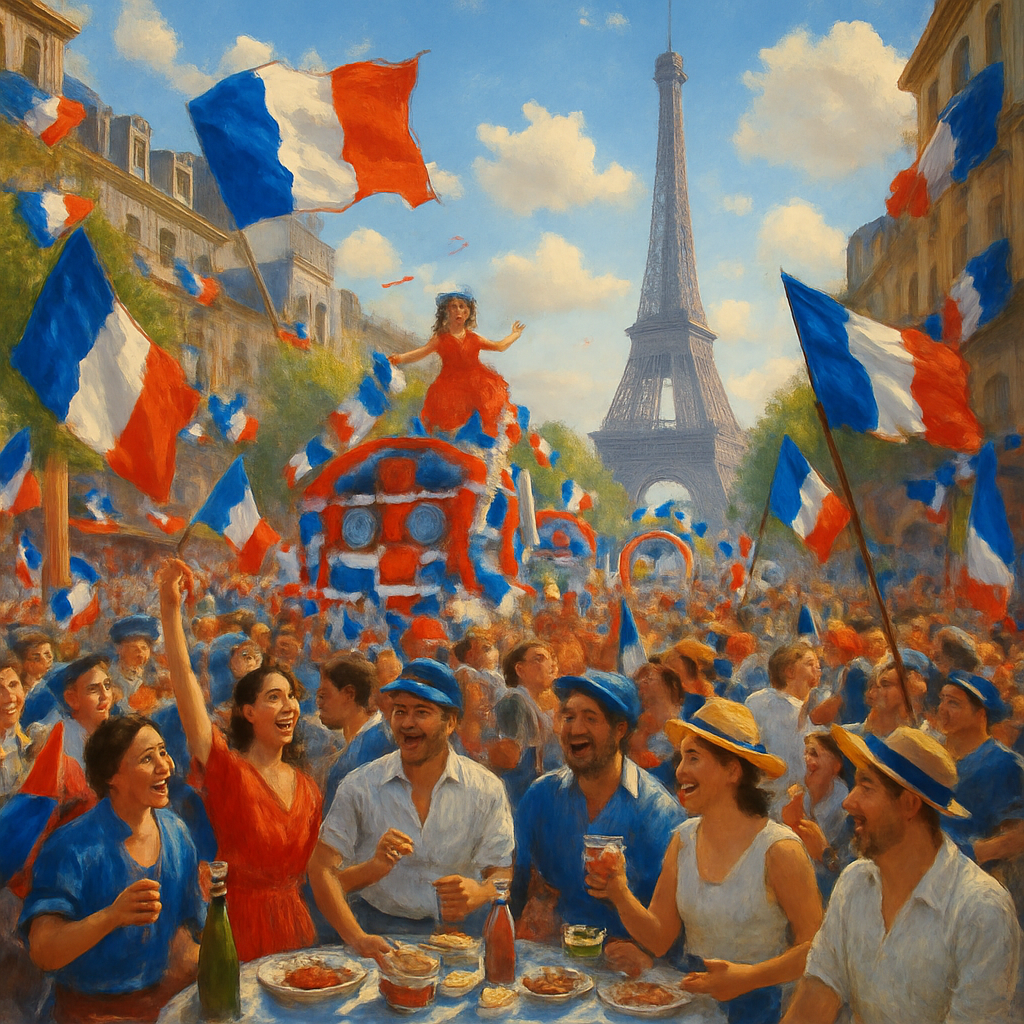 Bastille Day diamond painting
