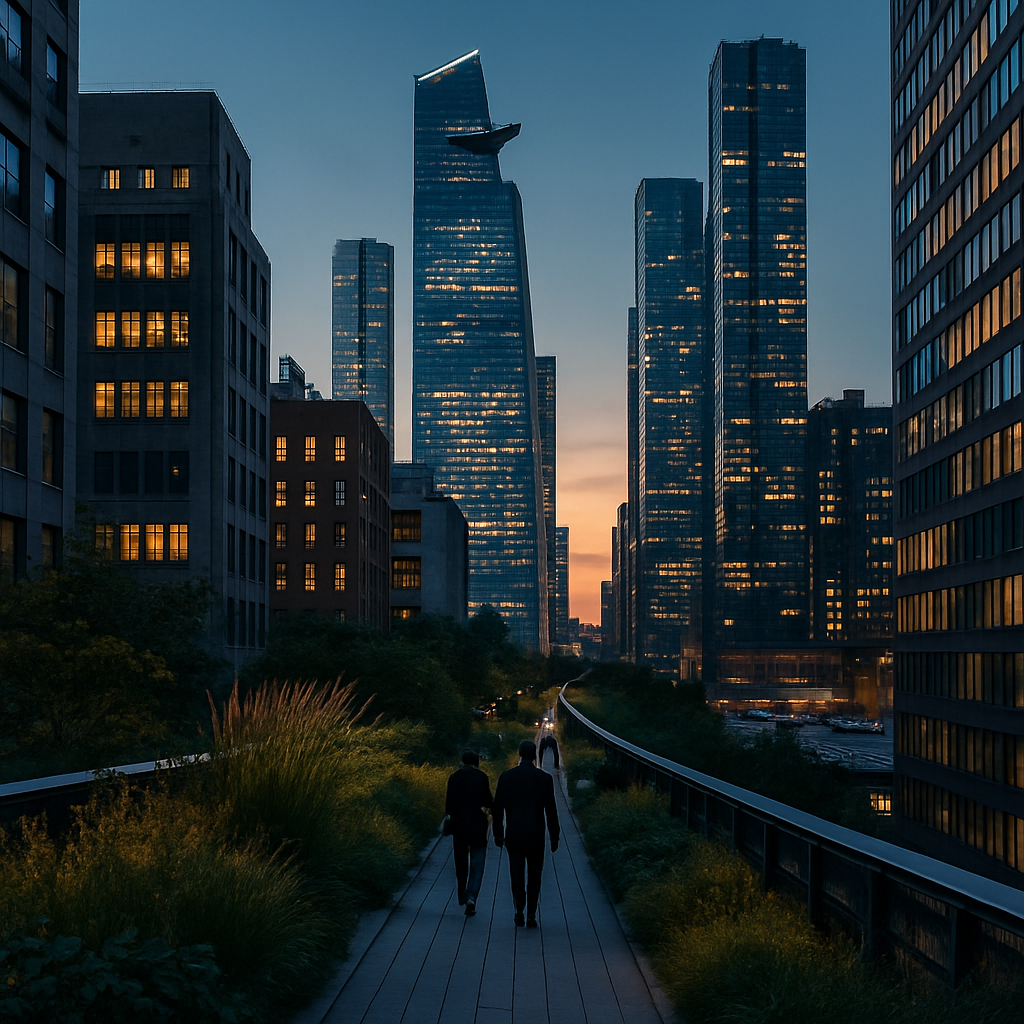 High Line And Hudson Yards New York United States painting diamond kit