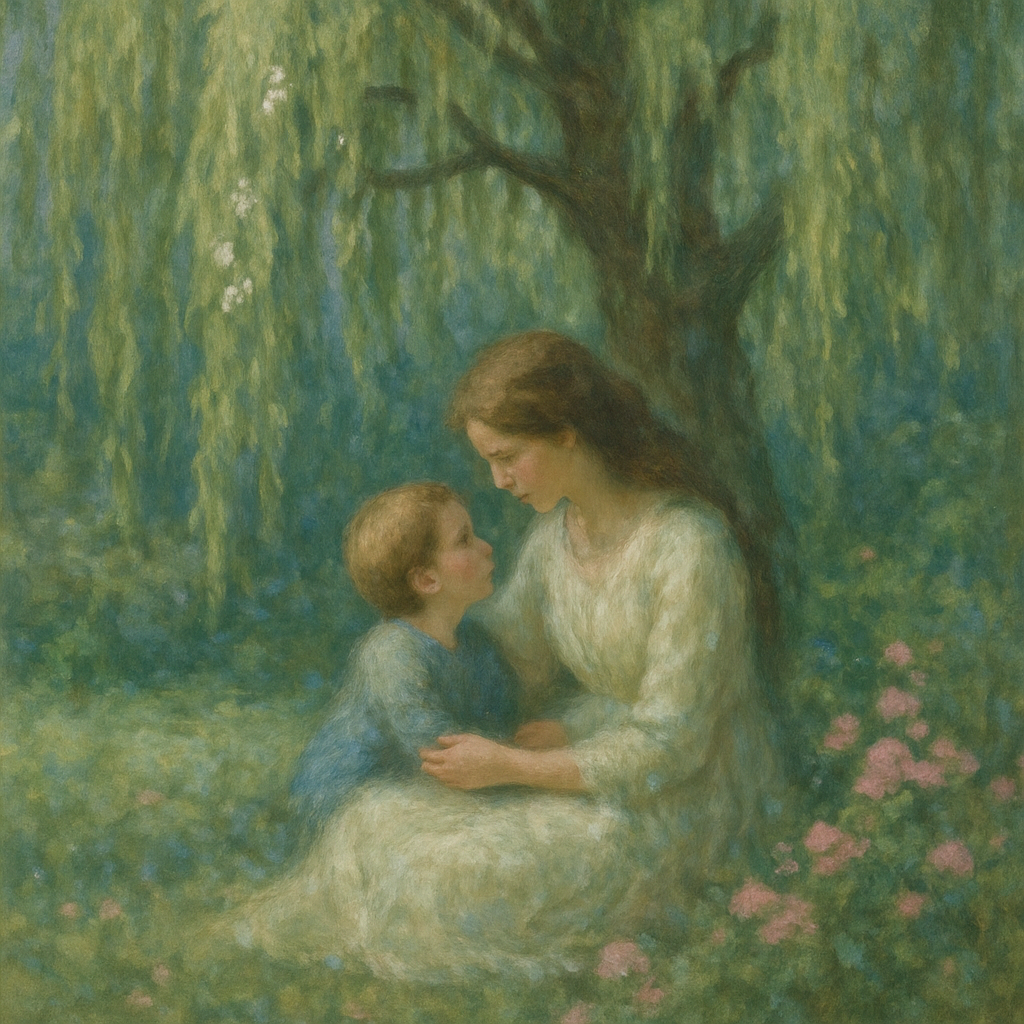 Whispering Willow Secrets In The Garden Paint by diamonds kits