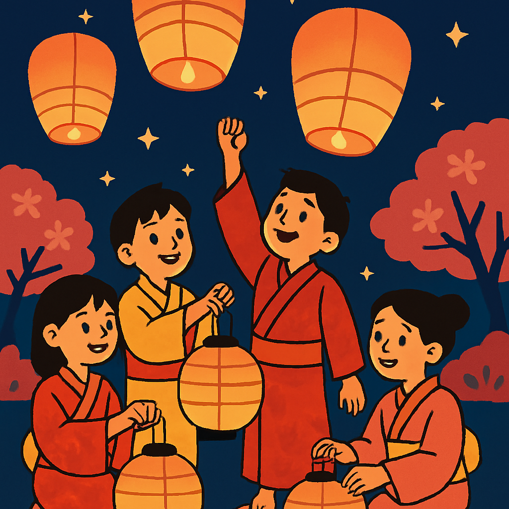 Festival Of Lights In Japan diamonded painting kits