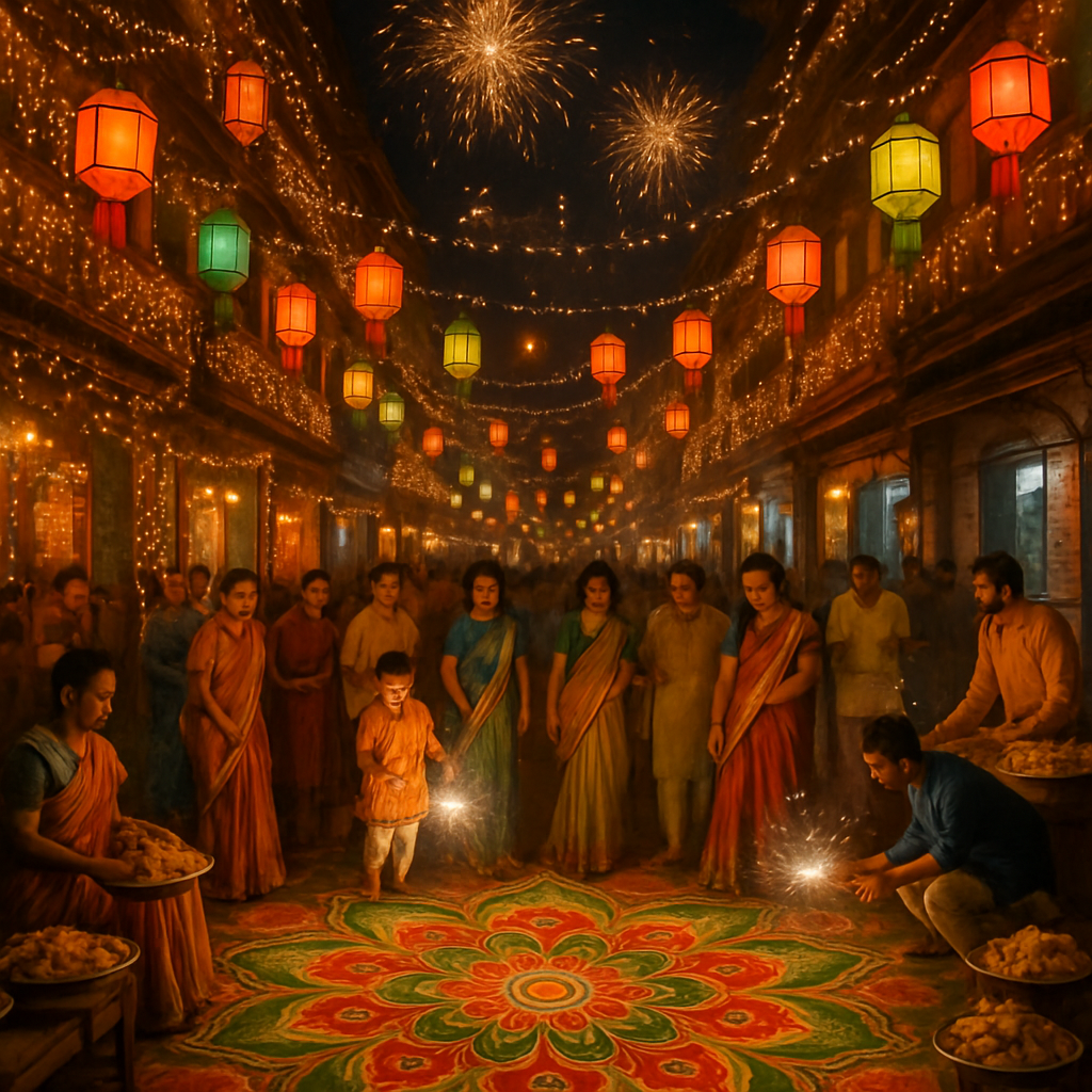 Diwali - India Paint by diamonds art