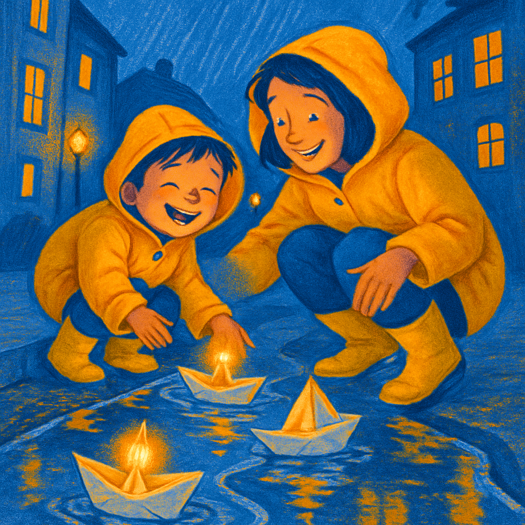 Pocket Suns Of Paper Boats paint by color
