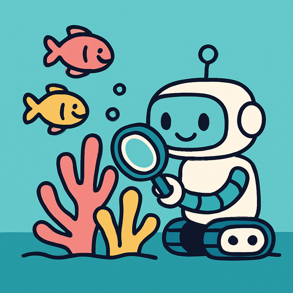 Underwater Robot Reef painting diamond kit