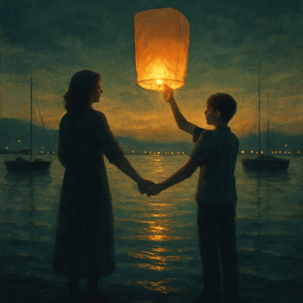 Lantern Harbor Of Shared Promises Painting by diamonds kit