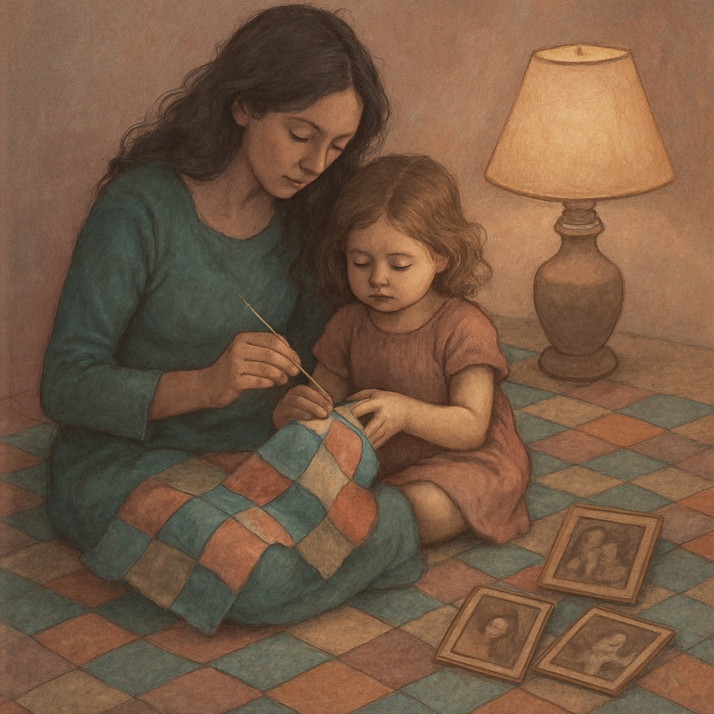 Patchwork Quilt Of Shared Memories DIY paint by diamonds