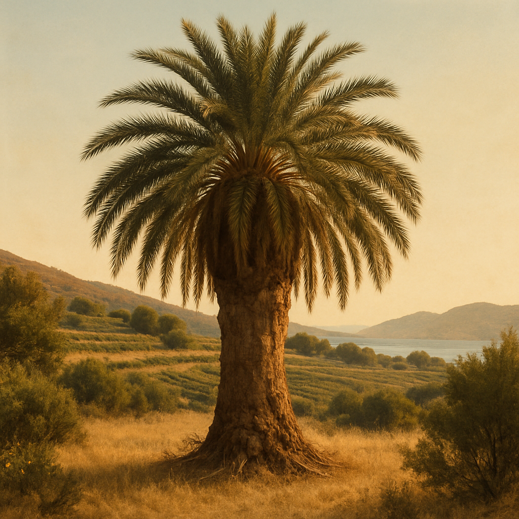 Chilean Wine Palm Jubaea Chilensis Central Chile painting diamond kit