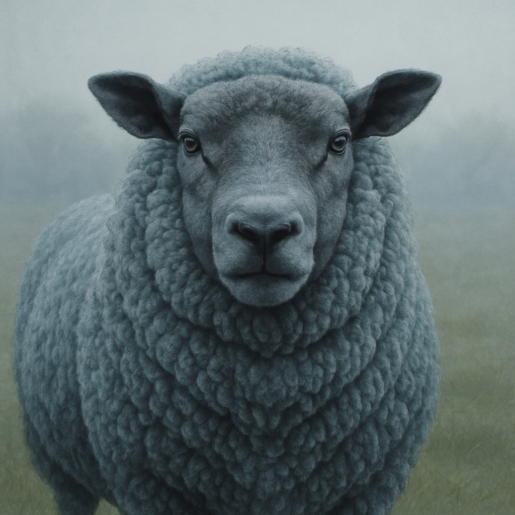Blue Texel Sheep paint by color