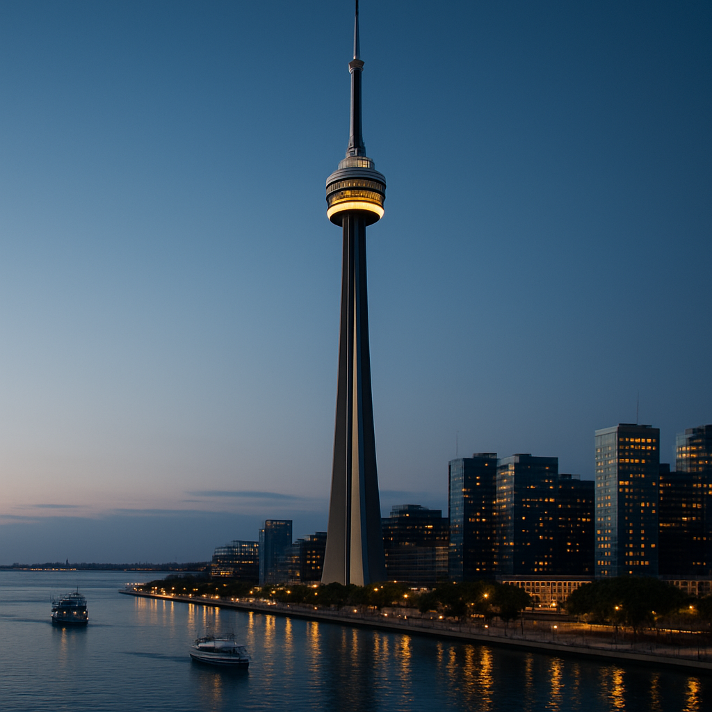 CN Tower Toronto diamond painting