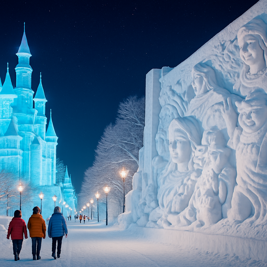 Sapporo Snow Festival Sapporo diamond painting