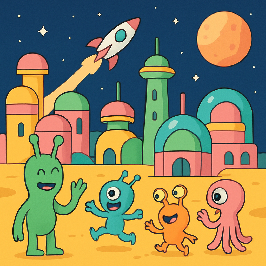 Futuristic Space City Paint by diamonds art