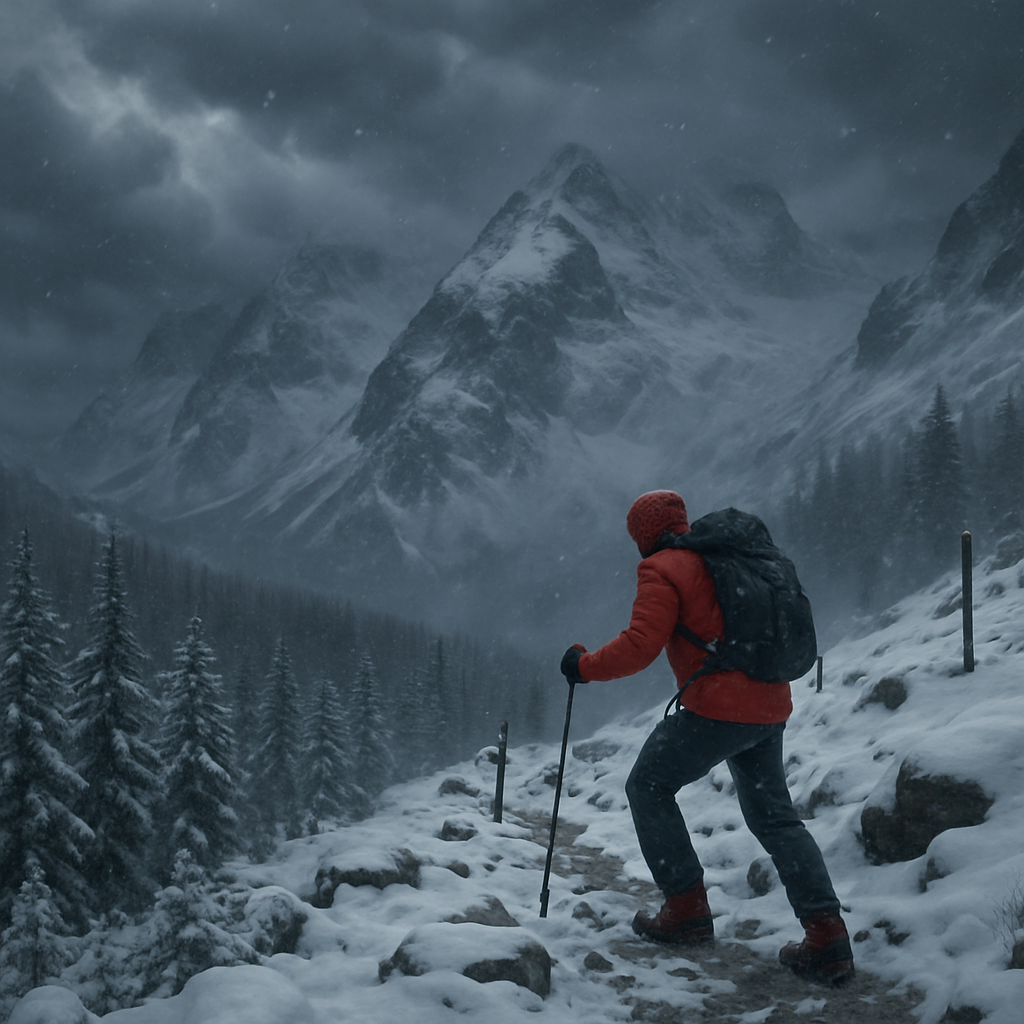 Winter Storm Approaching The Tatras diamonded painting kits