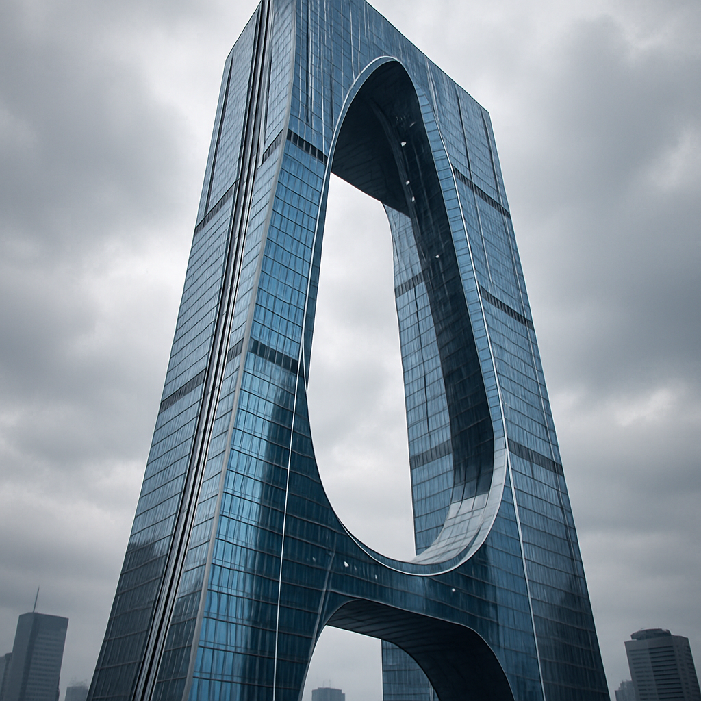 CCTV Headquarters diamond painting