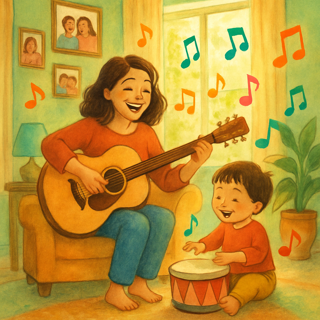 Harmony Of Heartbeats: A Musical Afternoon Together painting diamond kit