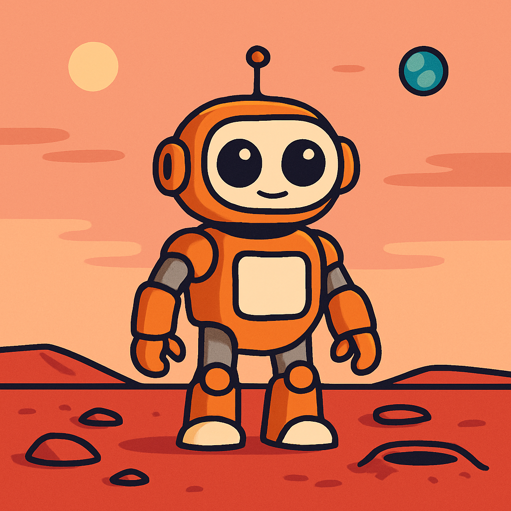 Space Robot Exploring Mars diamonded painting kits