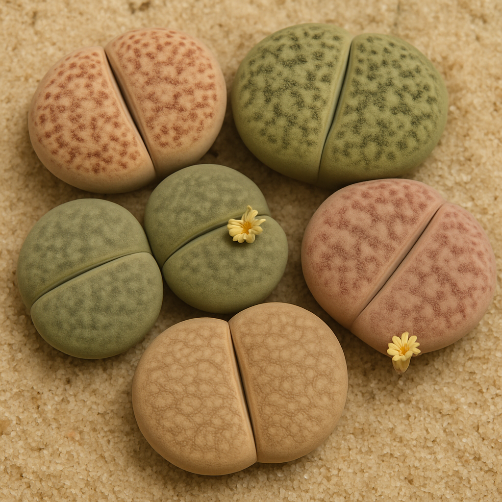 Lithops Living Stones paint by color