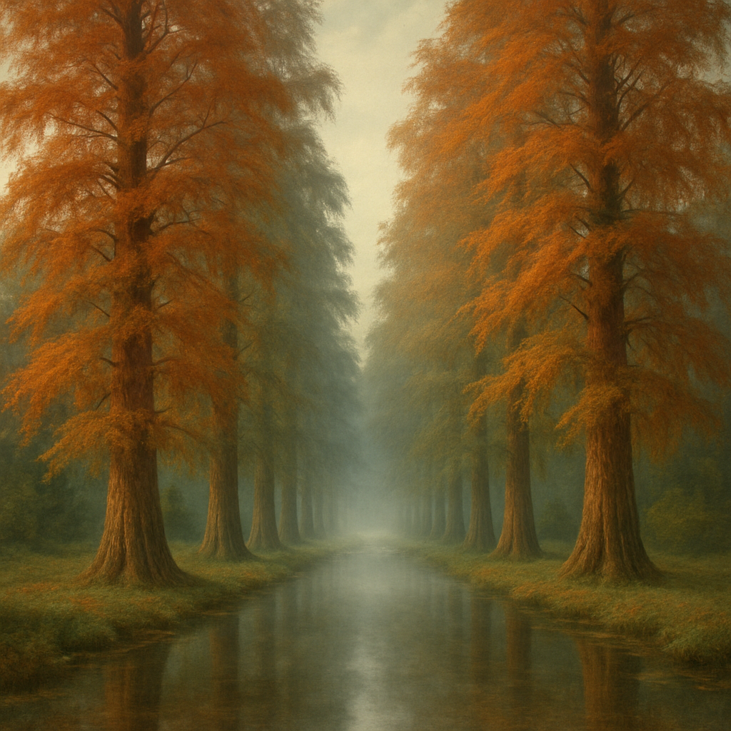 Kew Observatory Arboretum Dawn Redwood Glyptostroboides Paint by diamonds art