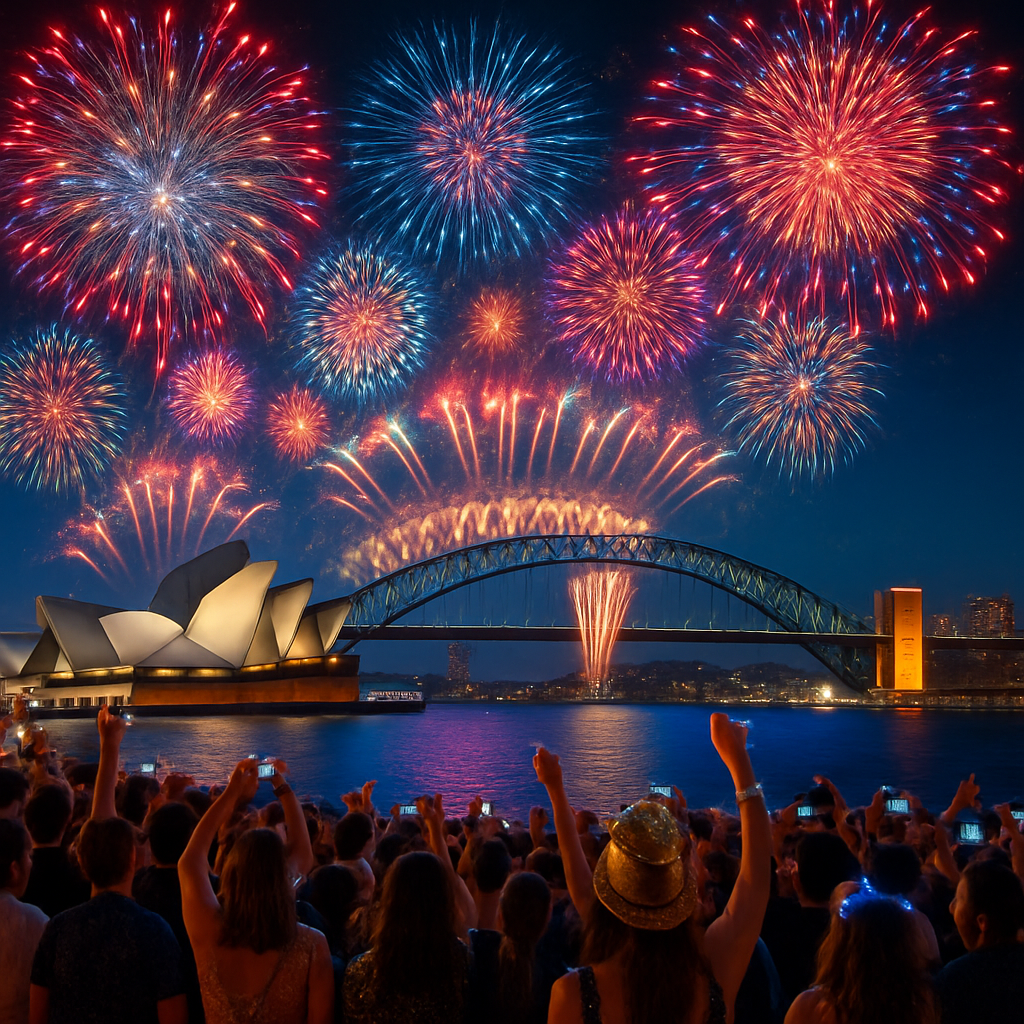 Sydney New Years Eve Paint by diamonds kits