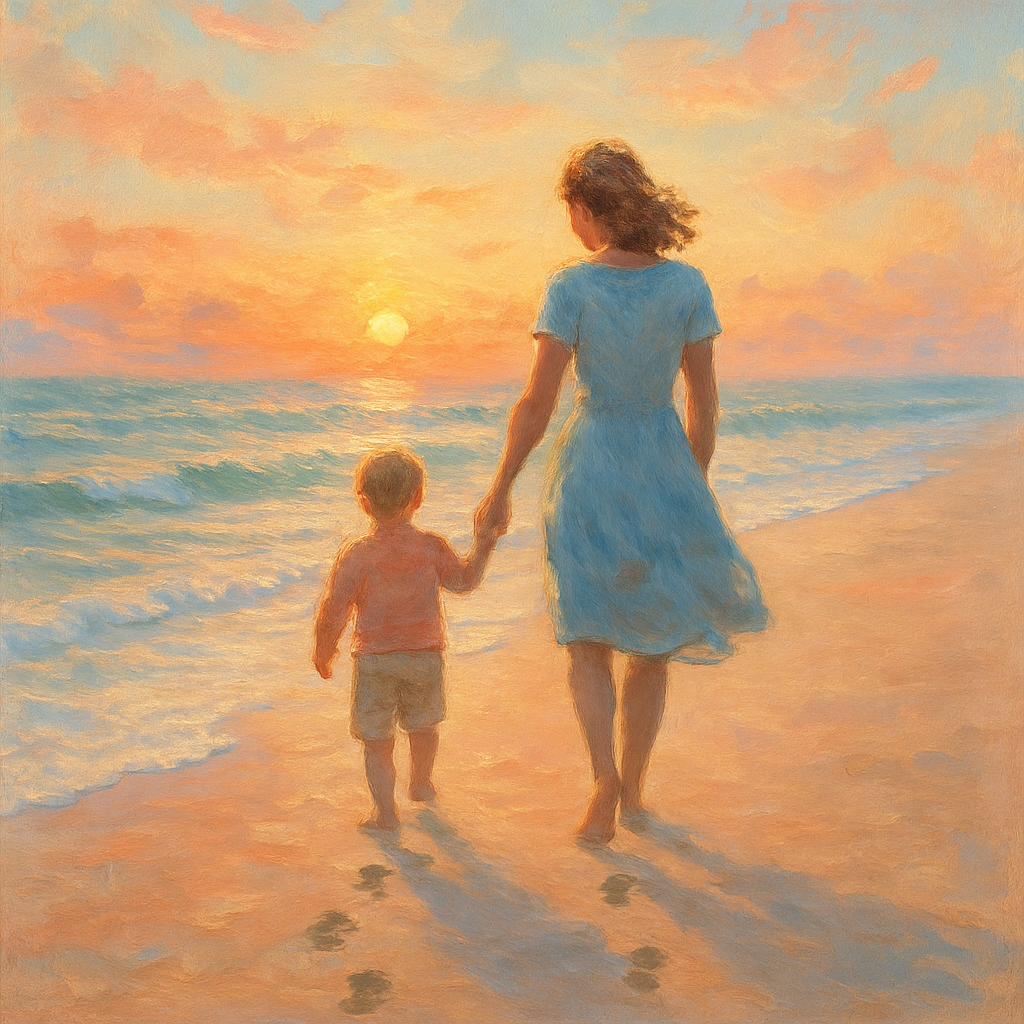 Sunrise Promise Along The Shore paint by diamonds