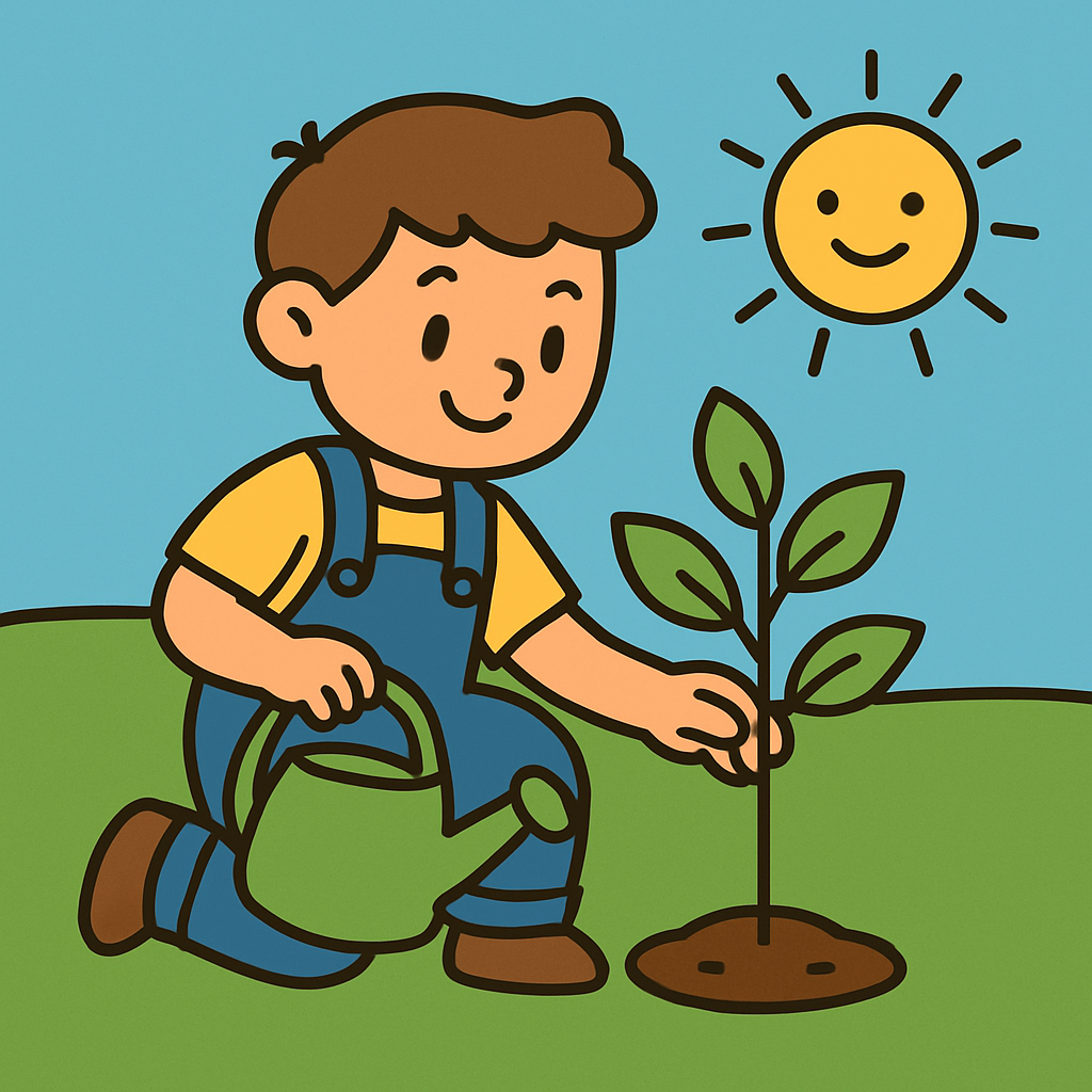 Little Green Gardener diamond painting