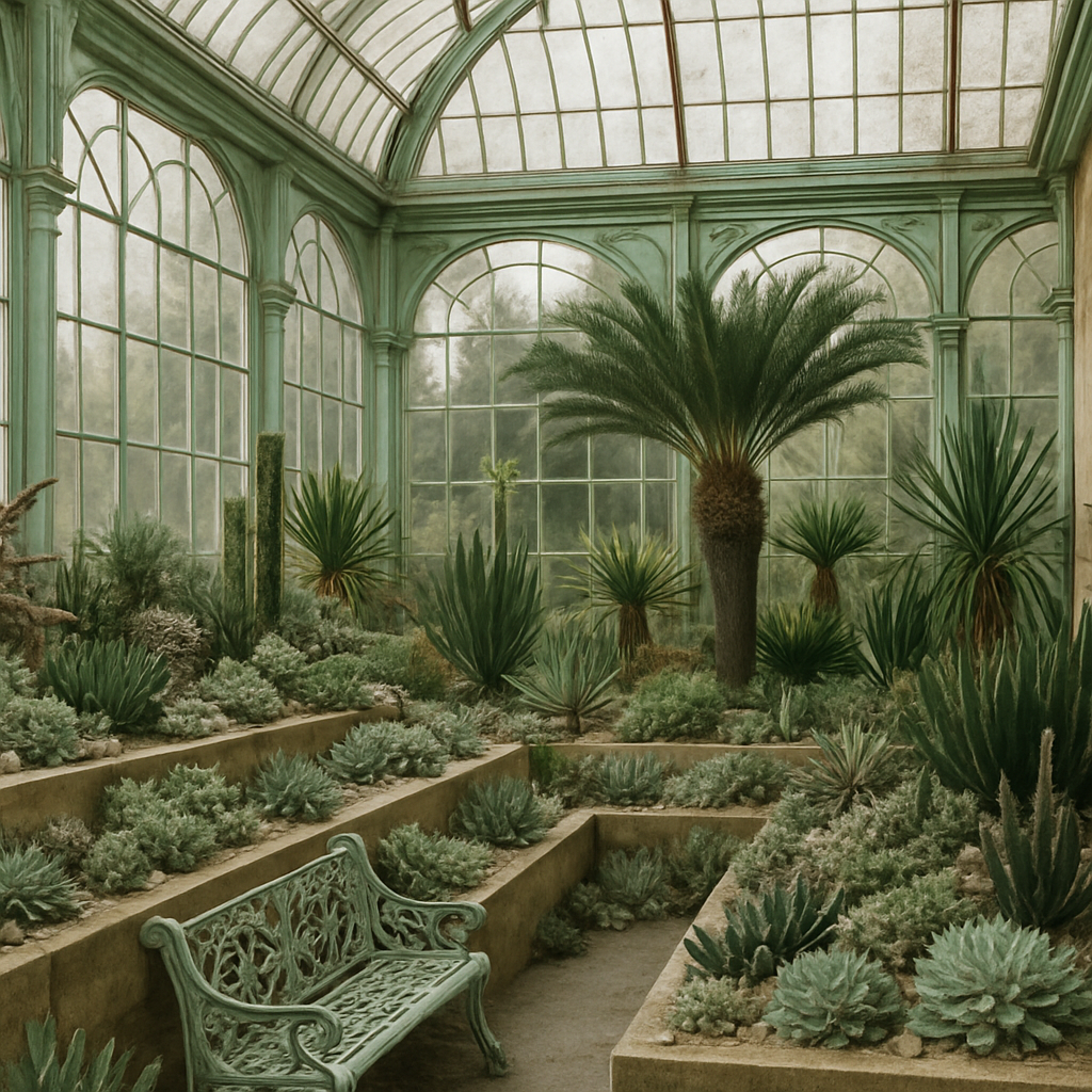 Royal Botanic Garden Edinburgh Glasshouses Paint by diamonds art