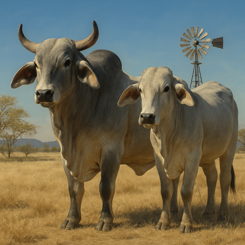 Brahman Cattle United States diamonded painting kits