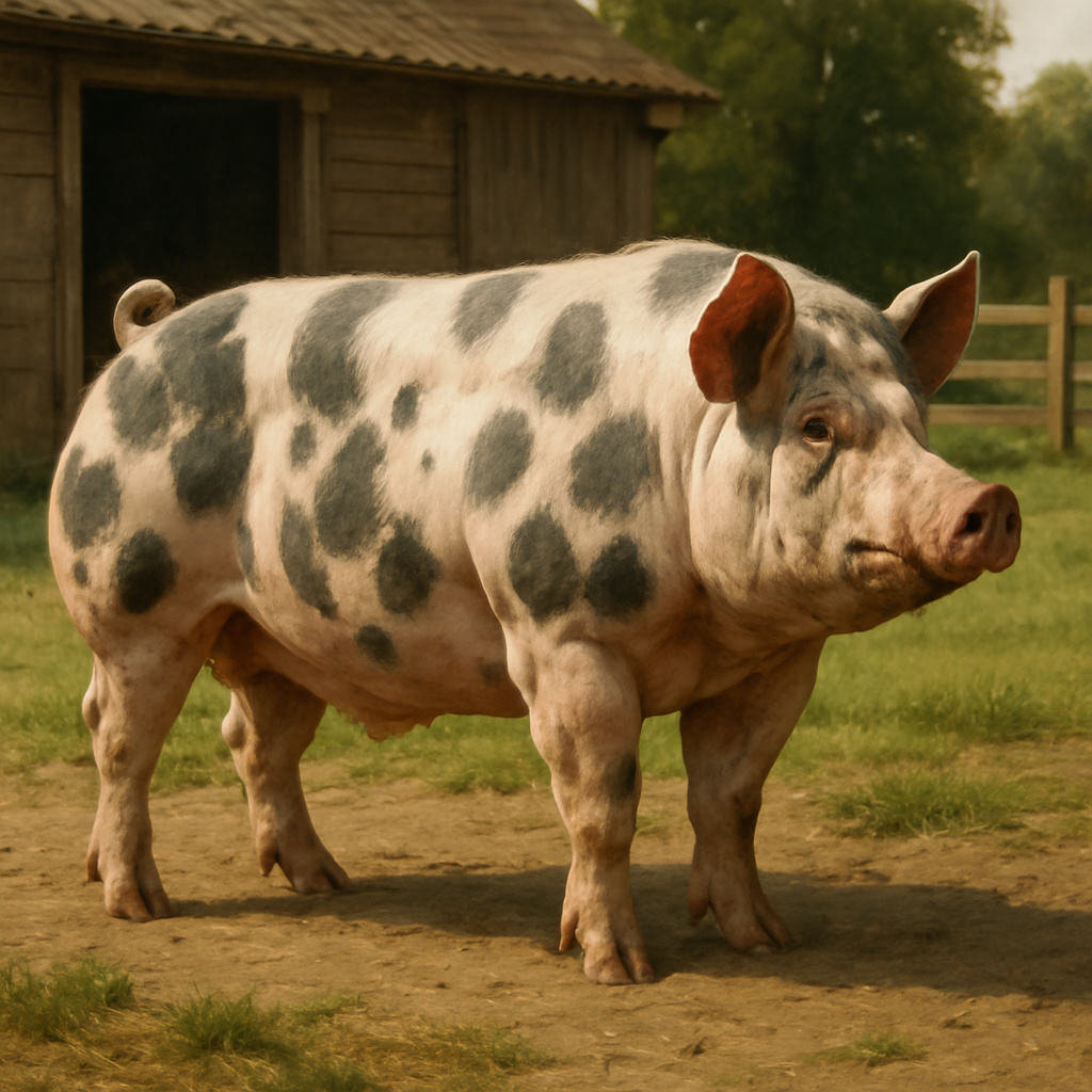 Pietrain Pig - Belgium diamonded painting kits