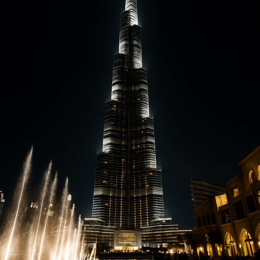 Burj Khalifa Vertical Majesty diamonded painting kits