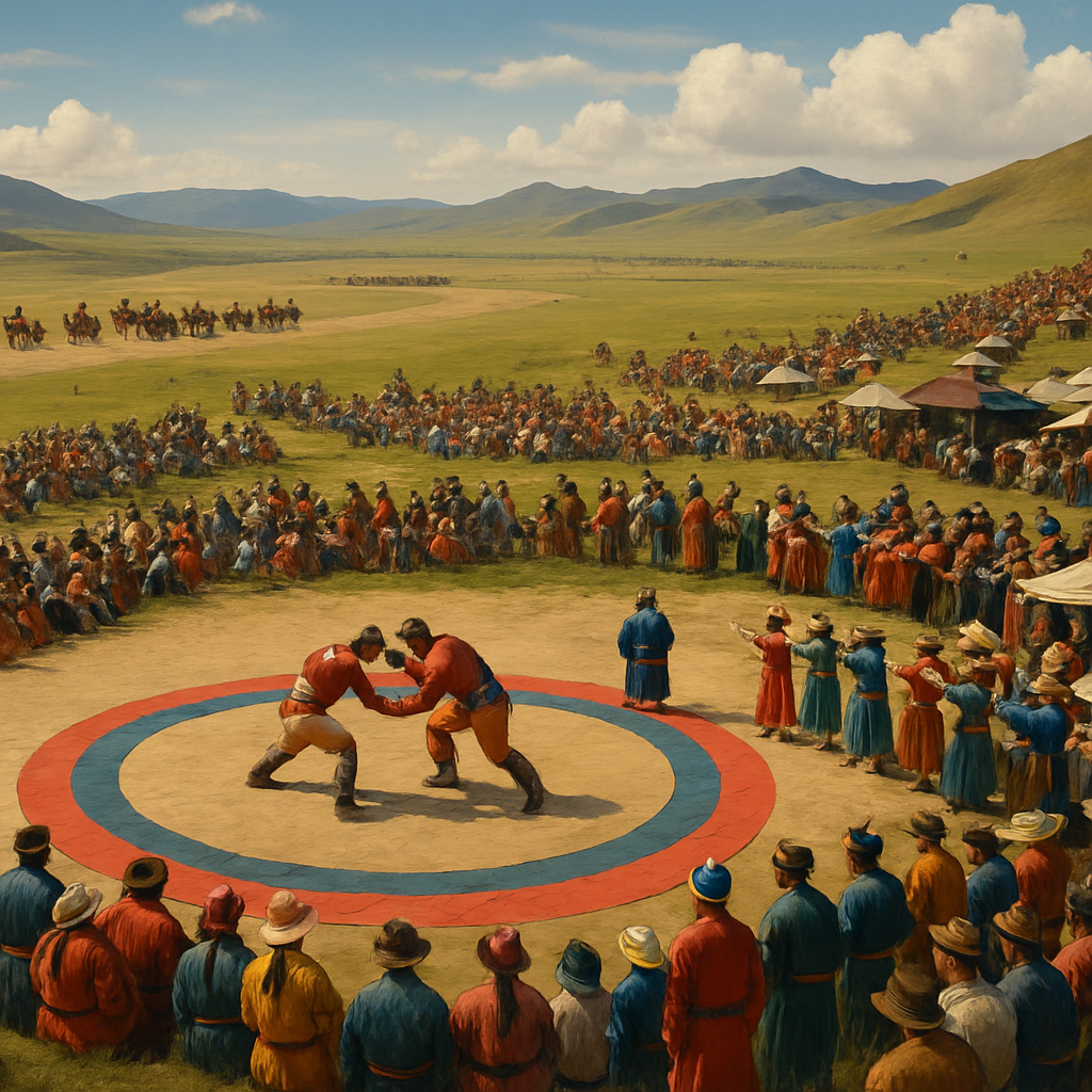 Naadam National Sports Festival diamond painting