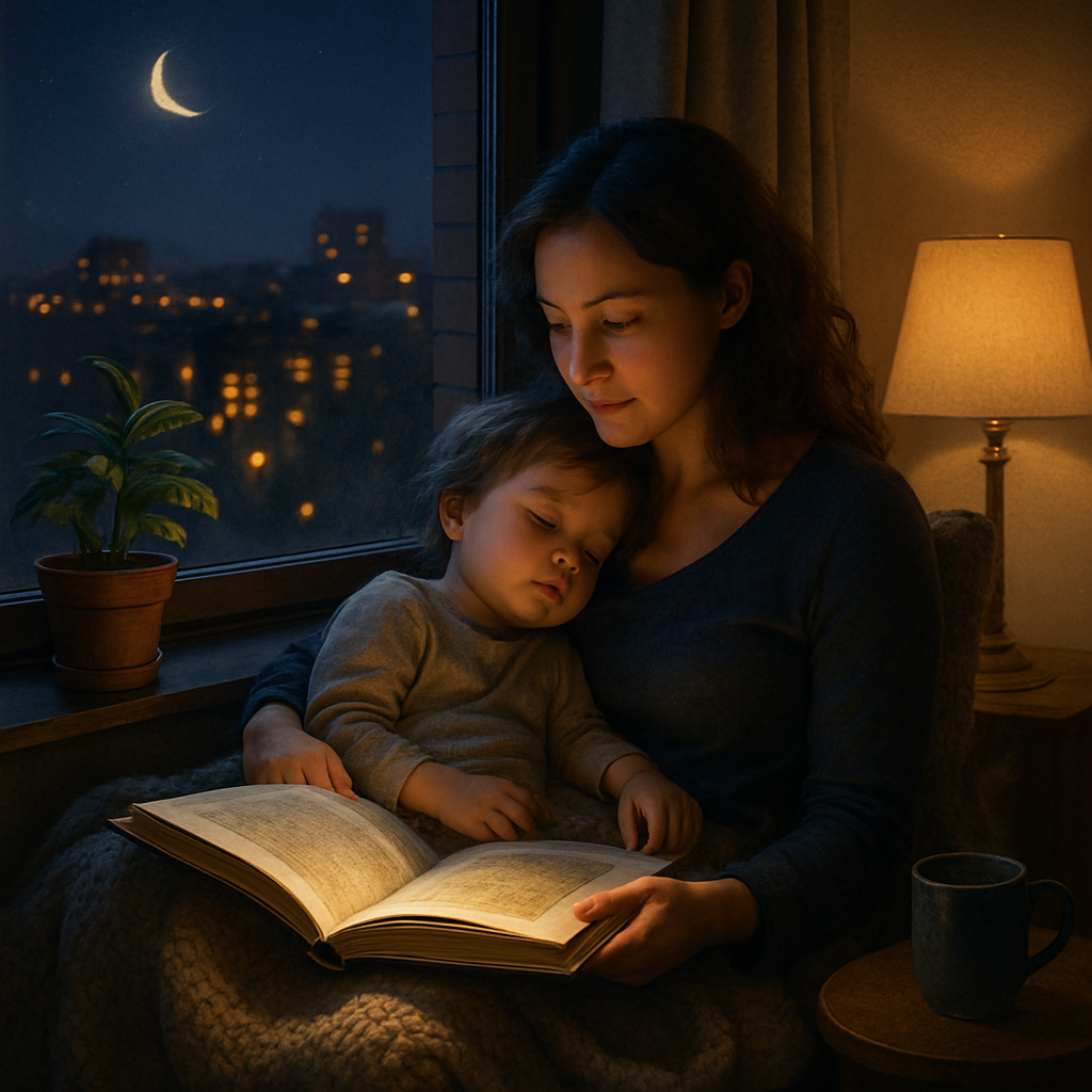 Starlit Storytime By The Window diamonded painting kits